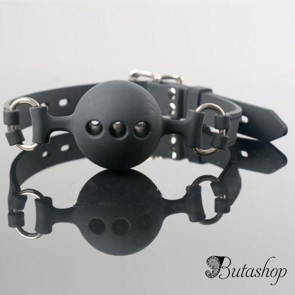 Кляп с силиконовым шариком - www.butashop.com