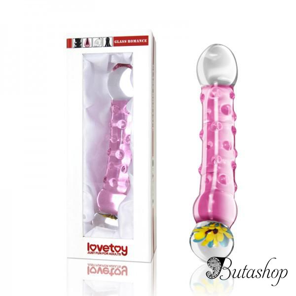 Стеклянный фаллоимитатор - Романтика - www.butashop.com