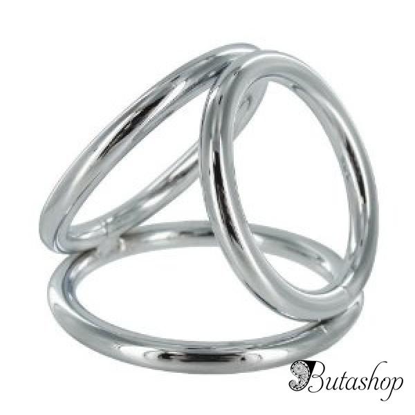Тройное хромированое кольцо - www.butashop.com