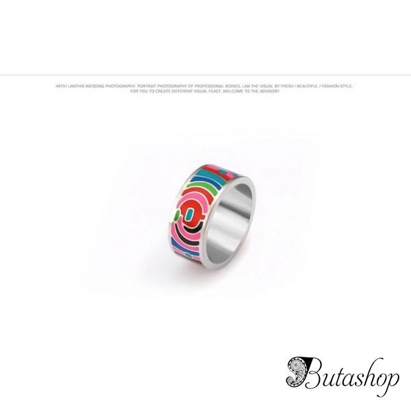 РАСПРОДАЖА! Кольцо из стали - Иллюзия - www.butashop.com