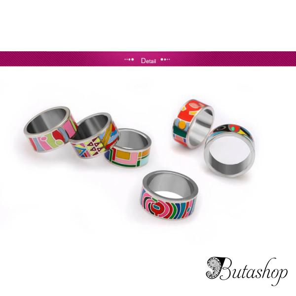 РАСПРОДАЖА! Кольцо из стали - Иллюзия - www.butashop.com