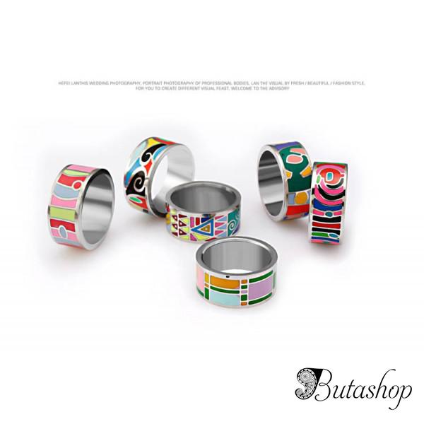 РАСПРОДАЖА! Кольцо из стали - Иллюзия - www.butashop.com