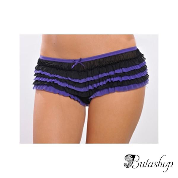 Трусики-шортики фиолетового цвета - www.butashop.com