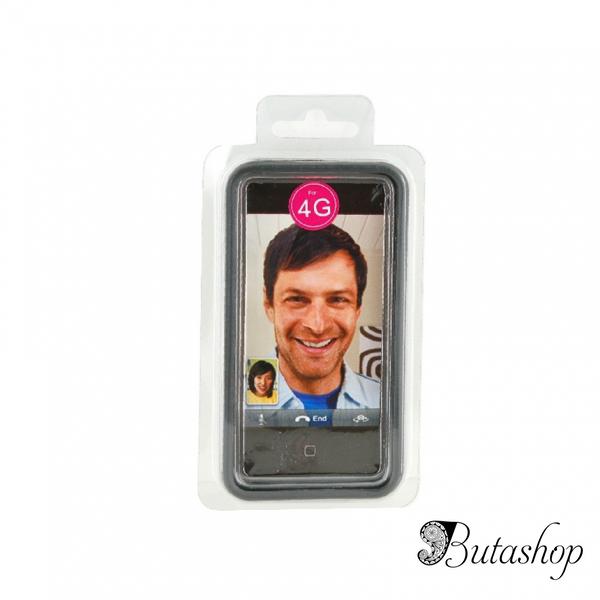 РАСПРОДАЖА! CO-49 Plastic Protective Ultra-slim iPhone 4G Bumper Frame Skin Case Cover with Power Switch Volume Control - www.butashop.com