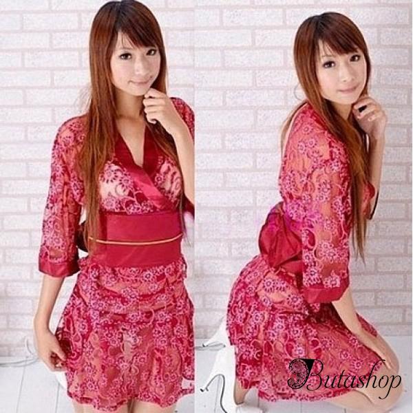 РАСПРОДАЖА! Розовое полупрозрачное кимоно - www.butashop.com