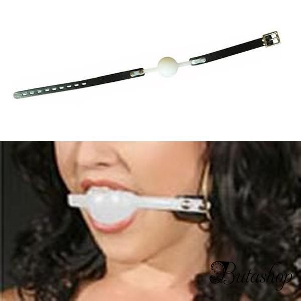 Кляп с силиконовым шариком 3,4 см - www.butashop.com