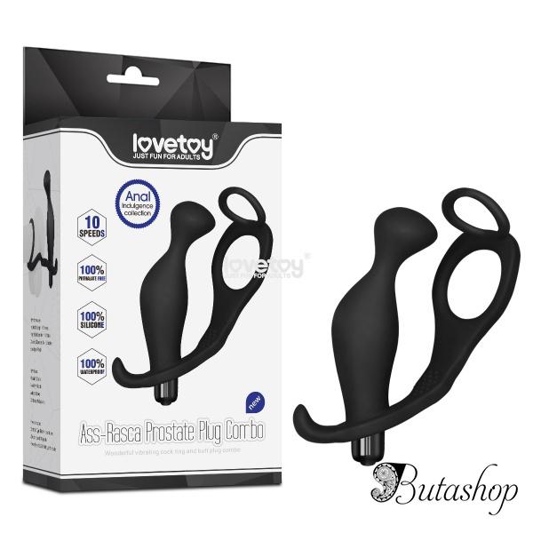 Вибратор с эрекционным кольцом Ass-Rasca Vibrating - www.butashop.com