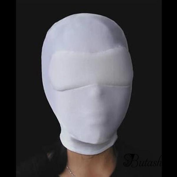 Белый эластичный намордник - www.butashop.com