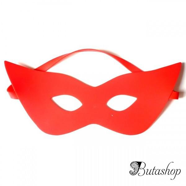 Силиконовая маска красного цвета - Рейнджер - www.butashop.com