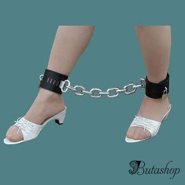 Черные кожанные наножники - www.butashop.com
