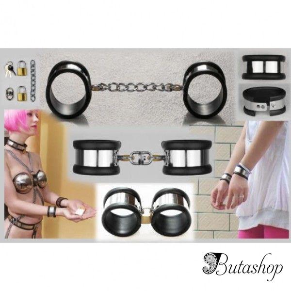 Женские наручники с силиконовой подкладкой - www.butashop.com