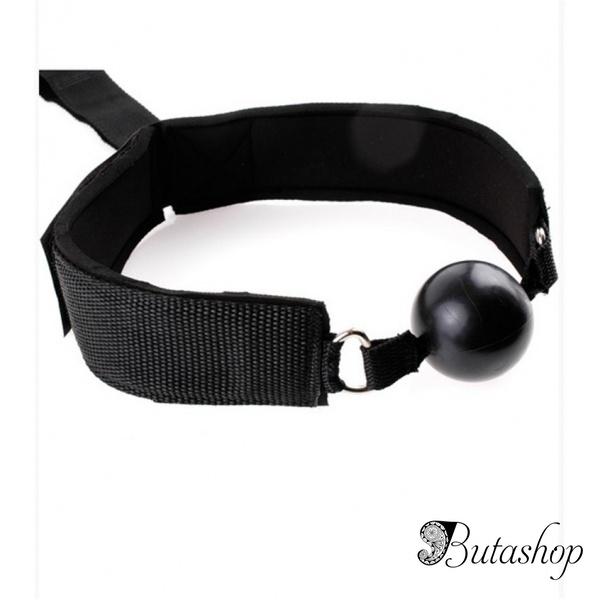 Фиксаторы Fetish Fantasy Series Gag & Wrist Restraint черные - www.butashop.com