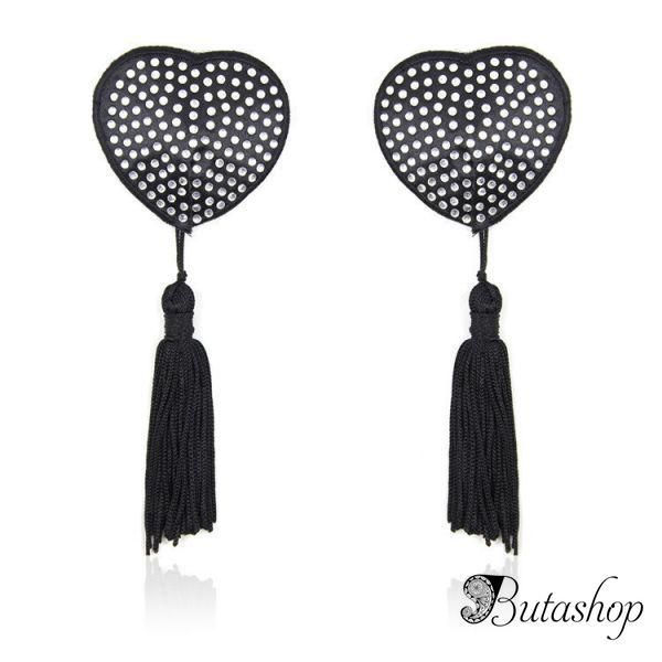 Стикини на соски с бахрамой - www.butashop.com