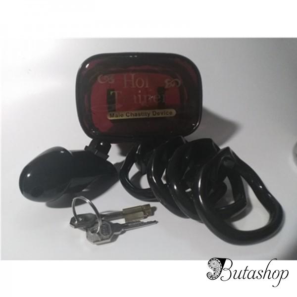 Черный пояс целомудрия Holy Trainer Chastity Device V2 - BLACK - www.butashop.com