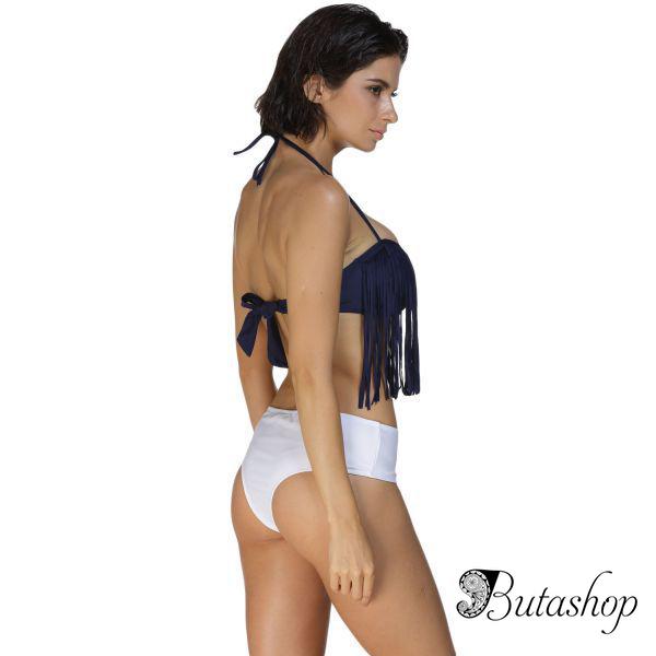 Оригинальный купальник с бахрамой - www.butashop.com