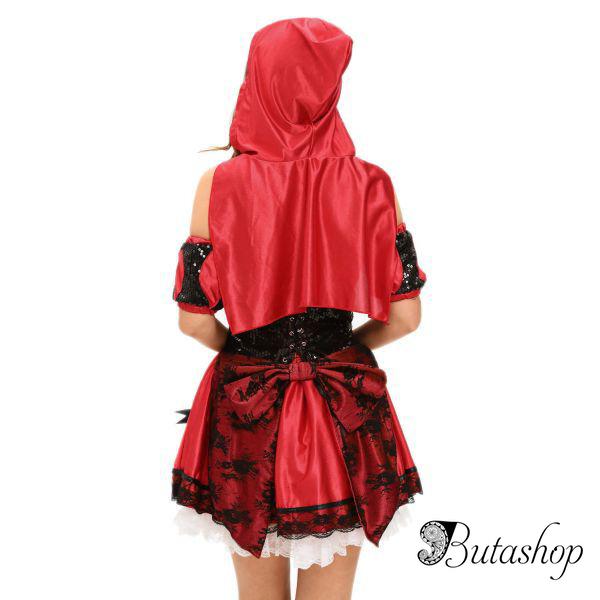 Костюм красной шапочки с ажурным кружевом - www.butashop.com