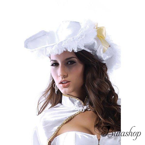 Белая шляпа с плащом - www.butashop.com