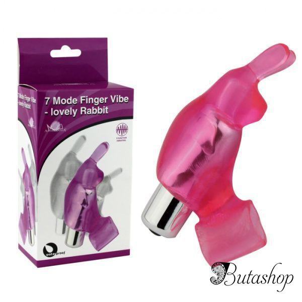 Виброкольцо фиолетовое 7 Model Finger Vibe-lovely Rabbit - www.butashop.com