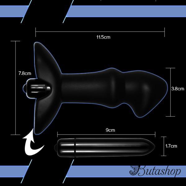 Водонепроницаемая силиконовая анальная игрушка - www.butashop.com
