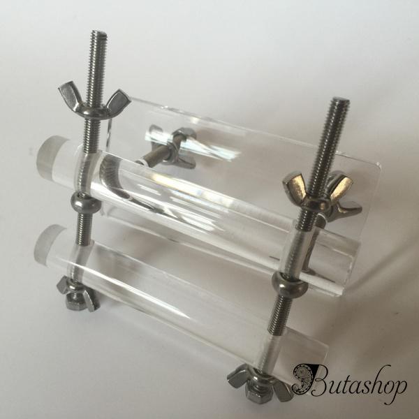 Прозрачный фиксатор на пенис с металлическим креплением - www.butashop.com