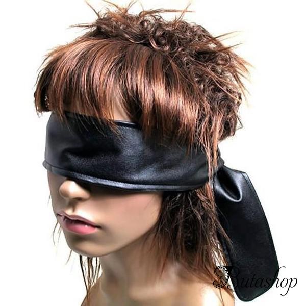Черная повязка на глаза - www.butashop.com
