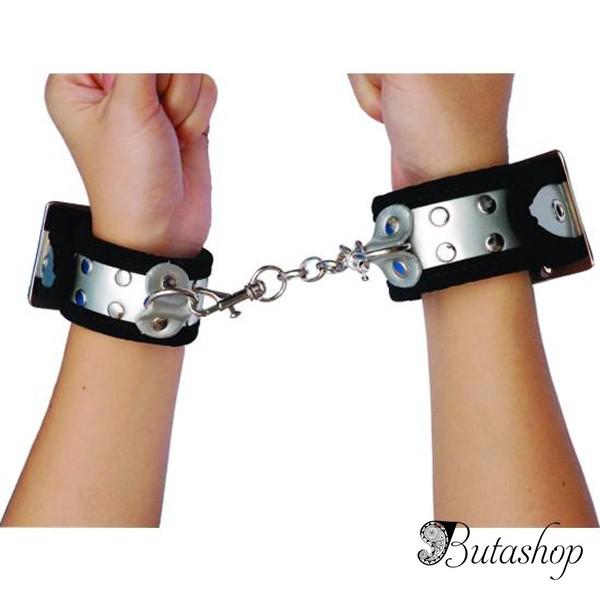Прекрасные серебристые наручники - www.butashop.com