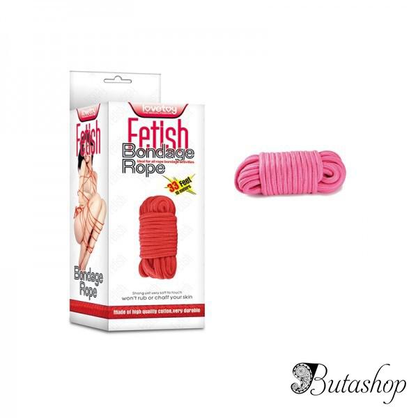 Веревка для фиксации - Фетиш розовая - www.butashop.com