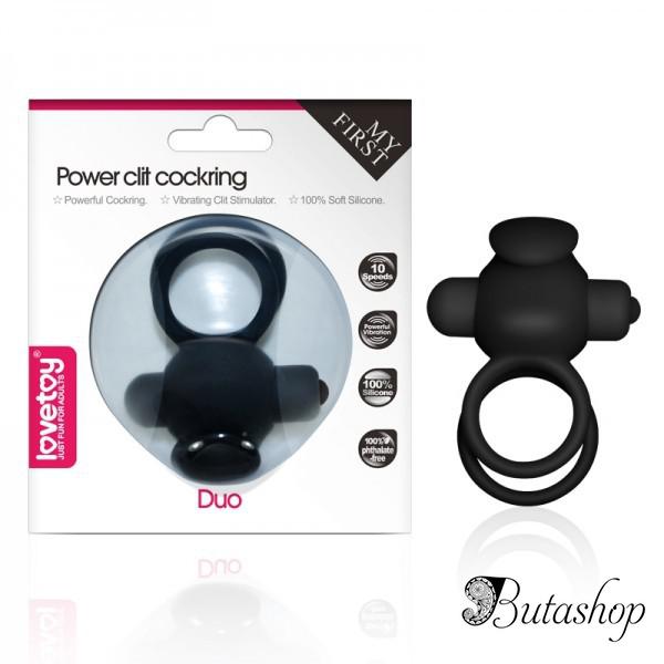 Насадка для пениса с двойным вибратором - www.butashop.com