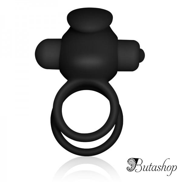 Насадка для пениса с двойным вибратором - www.butashop.com