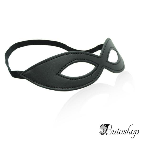 Черная маска для глаз открытая - www.butashop.com