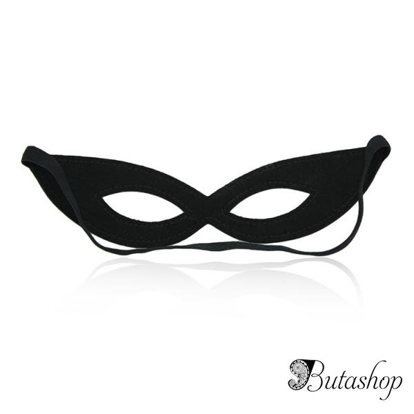 Черная маска для глаз открытая - www.butashop.com