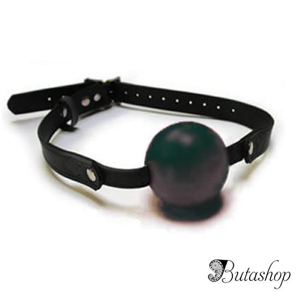 Кляп с силиконовым шариком 5 см - www.butashop.com