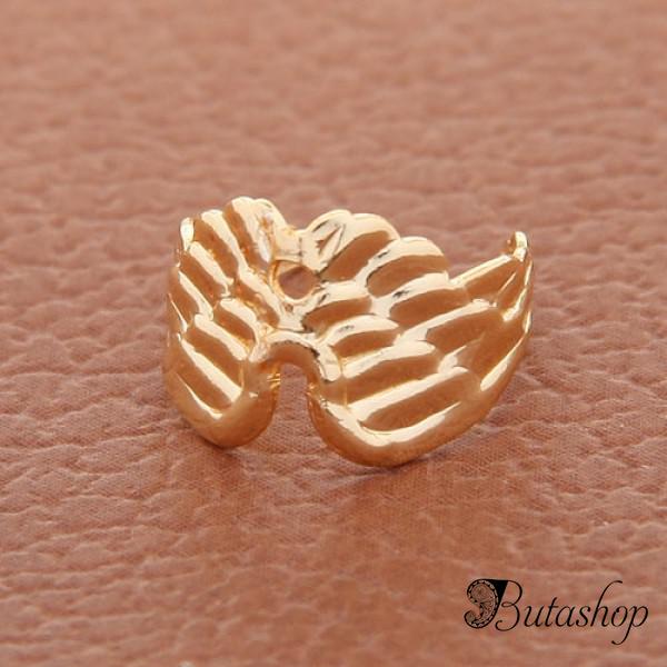 РАСПРОДАЖА! Золотистая серьга - Крылья - www.butashop.com