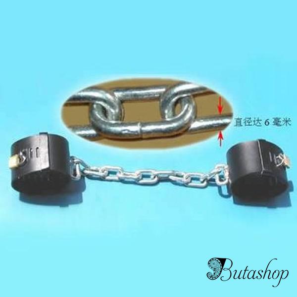 Кожаные черные наножники - www.butashop.com