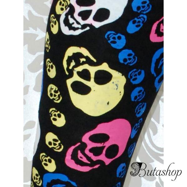 Леггинсы с черепами - www.butashop.com