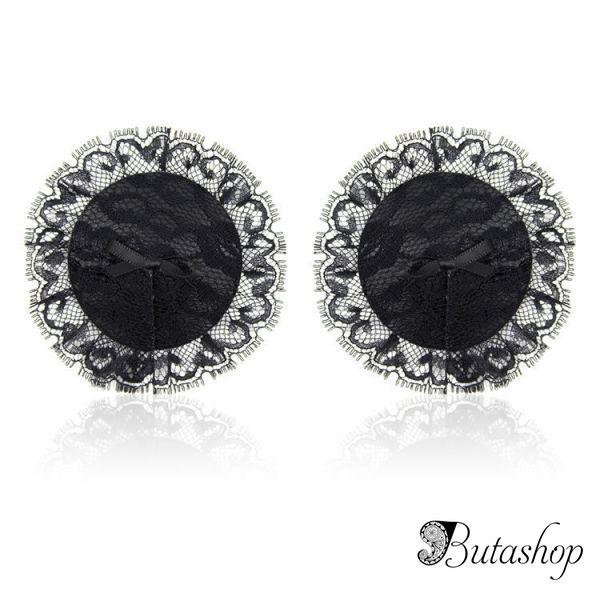 Красивые стикини на соски с кружевом - www.butashop.com