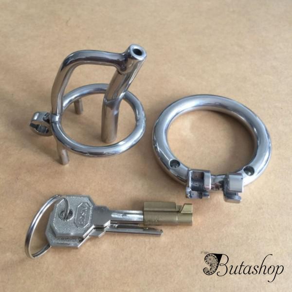 Катетер для пениса с колечком серебристого цвета - www.butashop.com