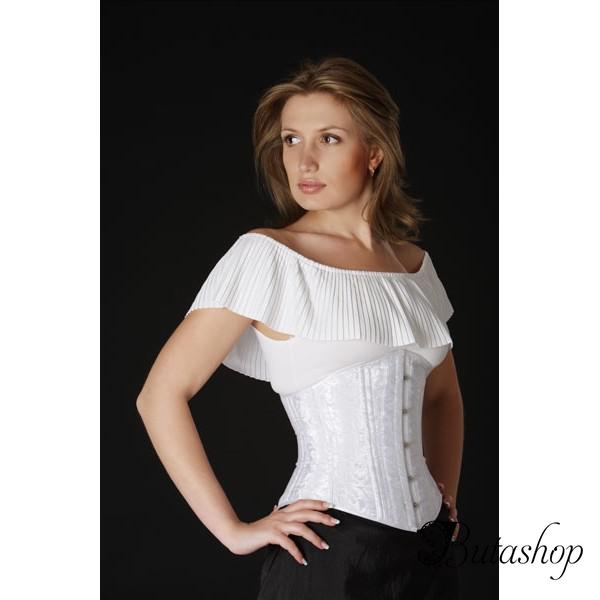 Корсет под грудь белого цвета - www.butashop.com