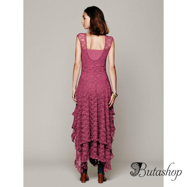 Платье Maxi розовое - www.butashop.com