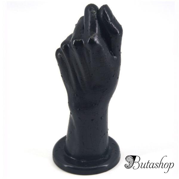 New Special Shape Hand Penis Fist Body Vaginal Anal Plug Black - www.butashop.com