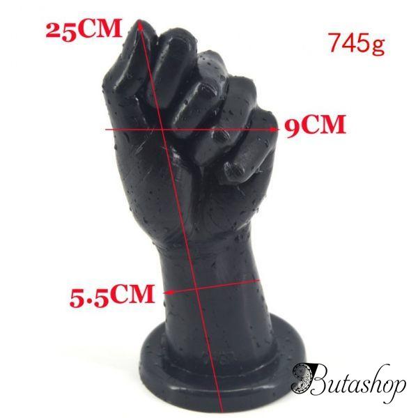 New Special Shape Hand Penis Fist Body Vaginal Anal Plug Black - www.butashop.com