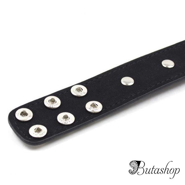 Классический ошейник с заклепками - www.butashop.com