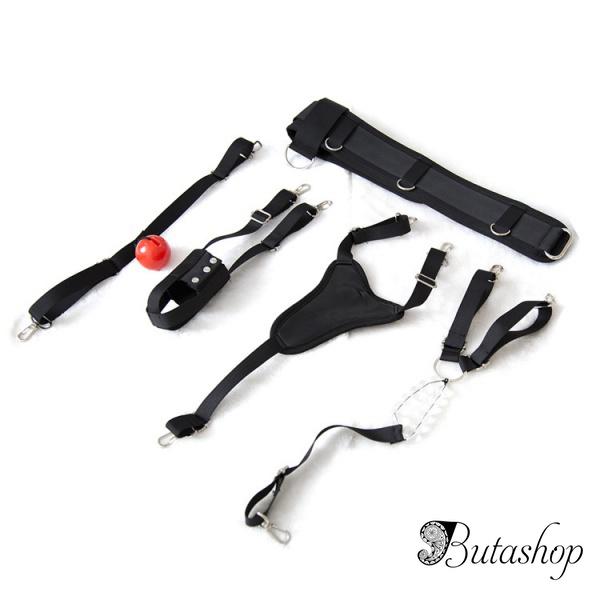 Бдсм набор из 5 предметов черный - www.butashop.com