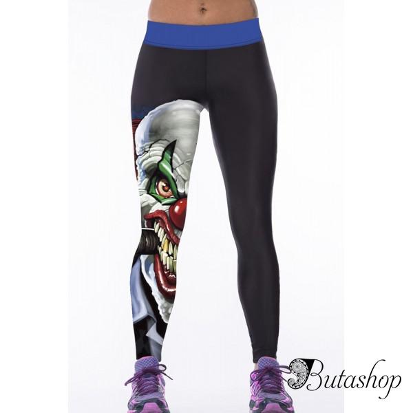 Леггинсы с 3D принтом Клоун - www.butashop.com