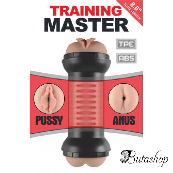 Traning Master Double Side Stroker-Pussy and Anus - www.butashop.com