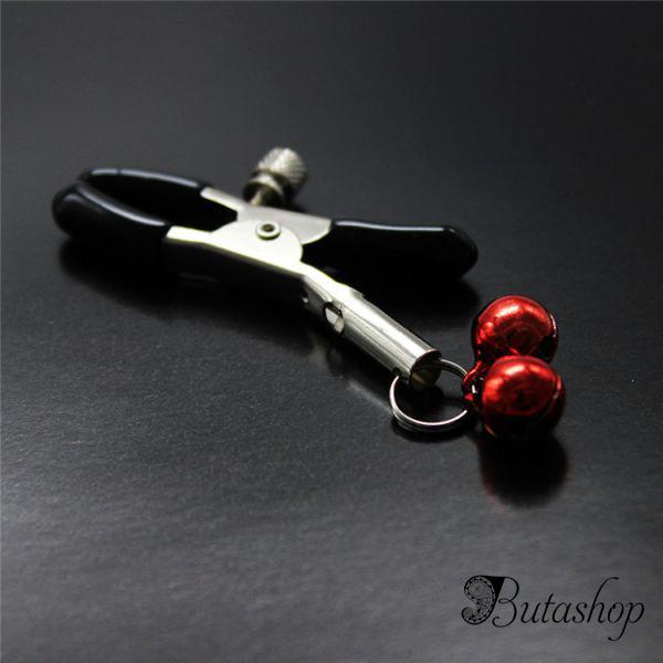 Зажимы для сосков с красными бубенцами - www.butashop.com