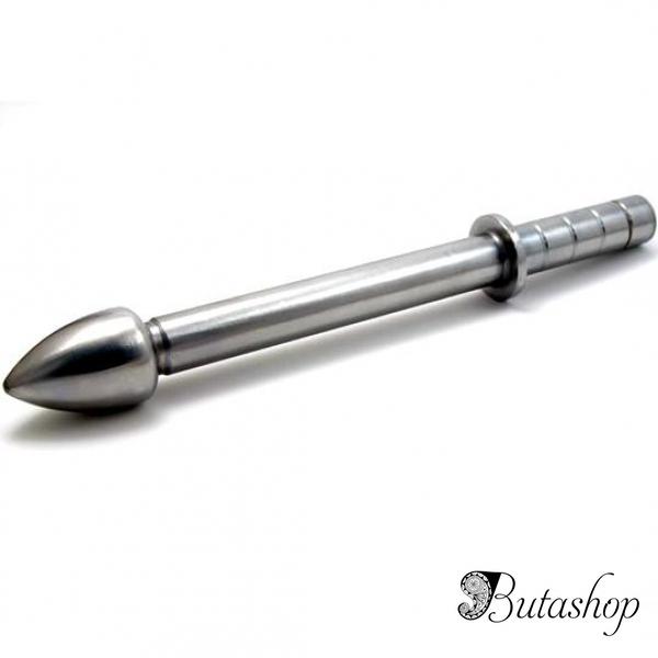 Стальная анальная пробка для глубокого проникновения - www.butashop.com