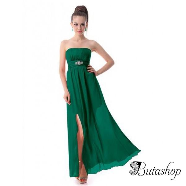 РАСПРОДАЖА! Платье без бретель с вырезом на бедре - www.butashop.com
