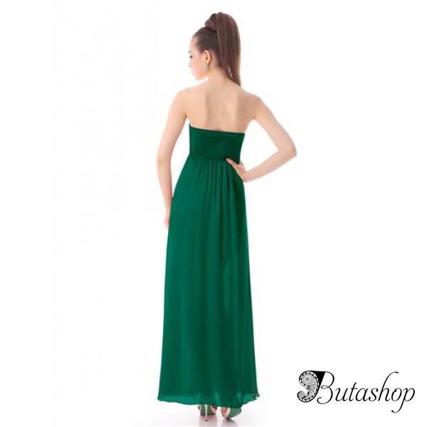 РАСПРОДАЖА! Платье без бретель с вырезом на бедре - www.butashop.com