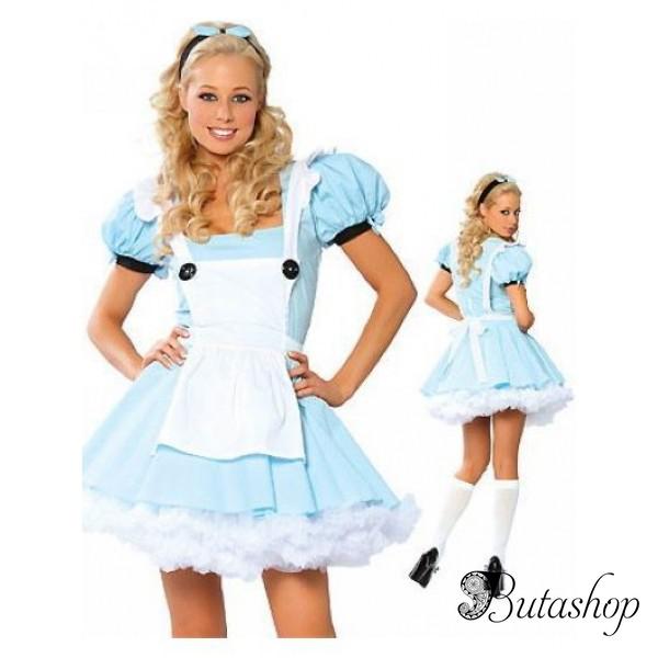 Костюм горничной голубой - www.butashop.com